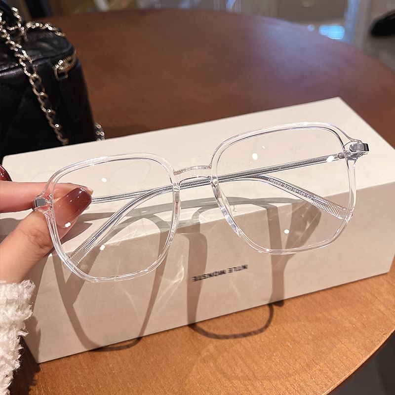 Light Glasses Blocking Square Blue