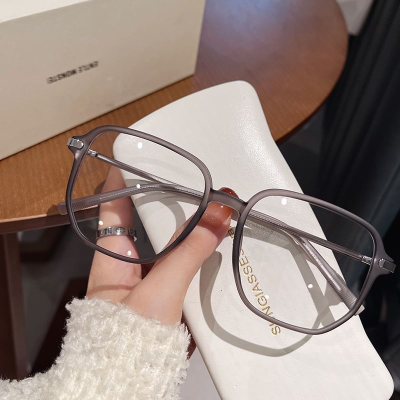 Light Glasses Blocking Square Blue