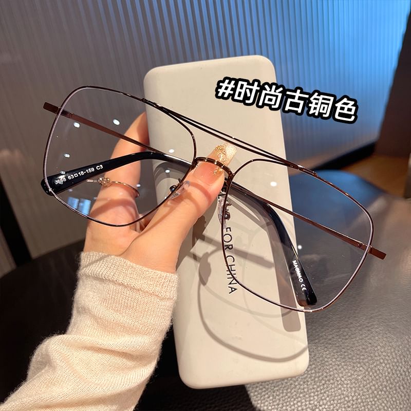 Glasses Blocking Square Light Blue