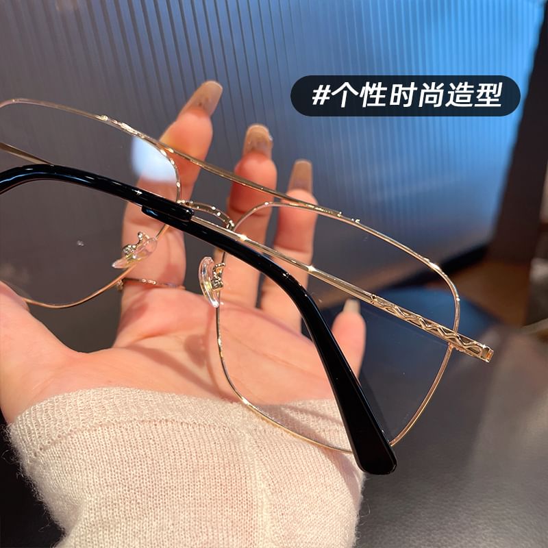 Glasses Blocking Square Light Blue