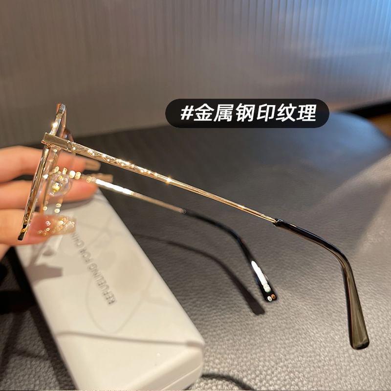 Glasses Blocking Square Light Blue