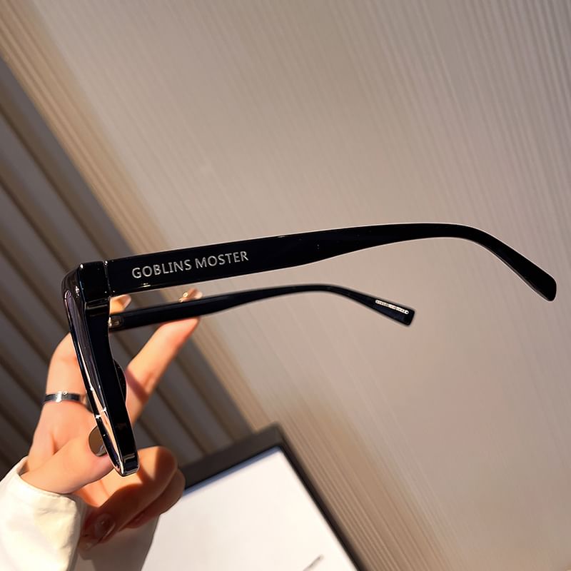 Square Light Blue Glasses Blocking