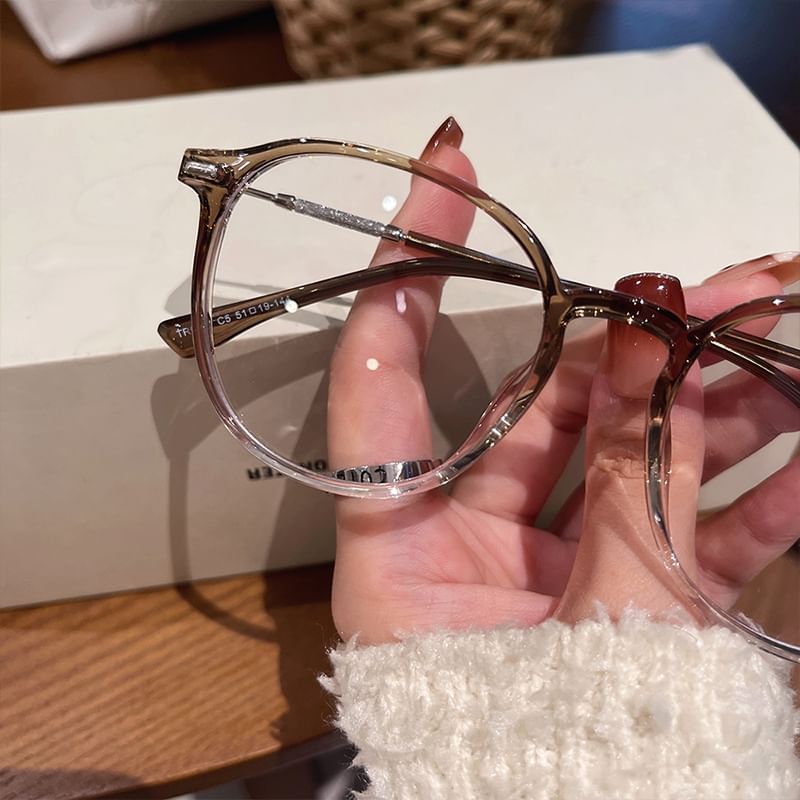 Blocking Light Retro Glasses Blue