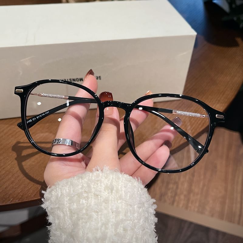 Blocking Light Retro Glasses Blue