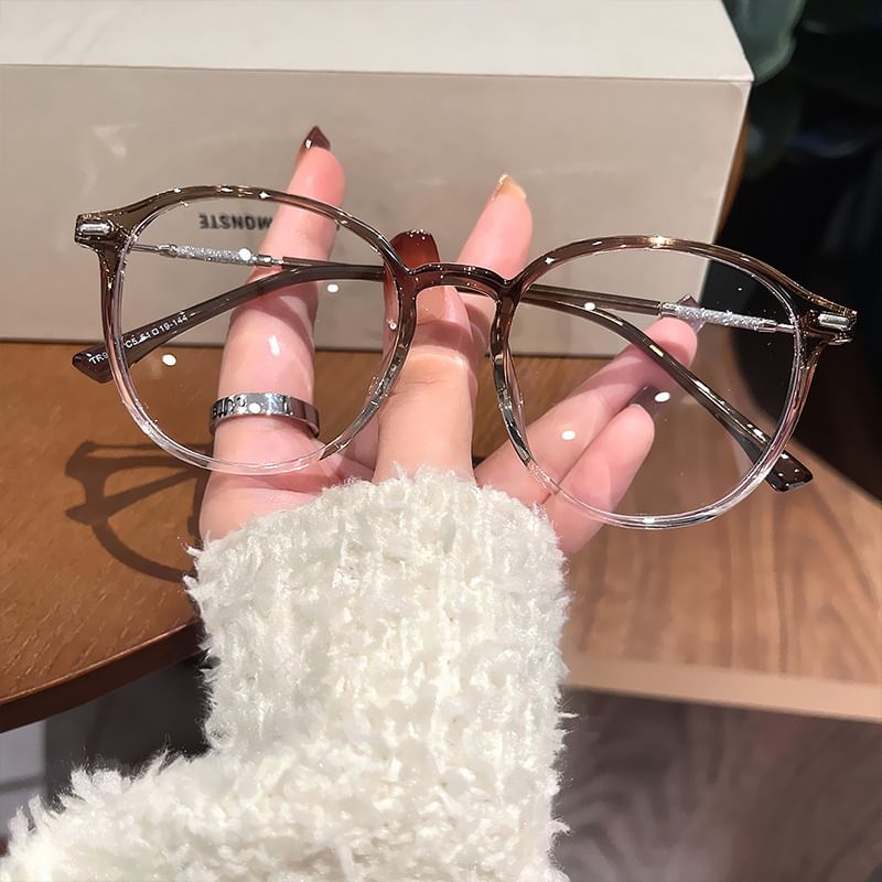 Blocking Light Retro Glasses Blue