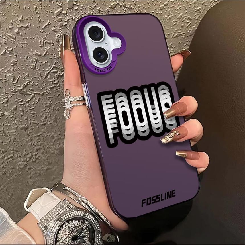 Stand Case Lettering Phone