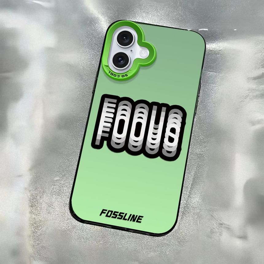 Stand Case Lettering Phone