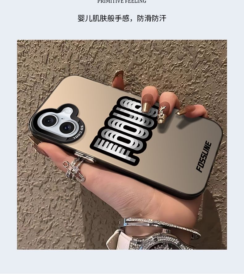 Stand Case Lettering Phone