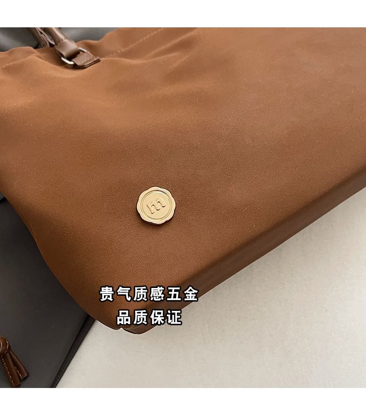 Bag Logo Tote Drawstring Accent