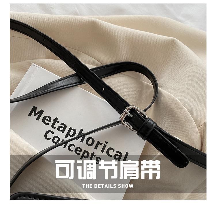 Faux Lettering Bag Leather Crossbody