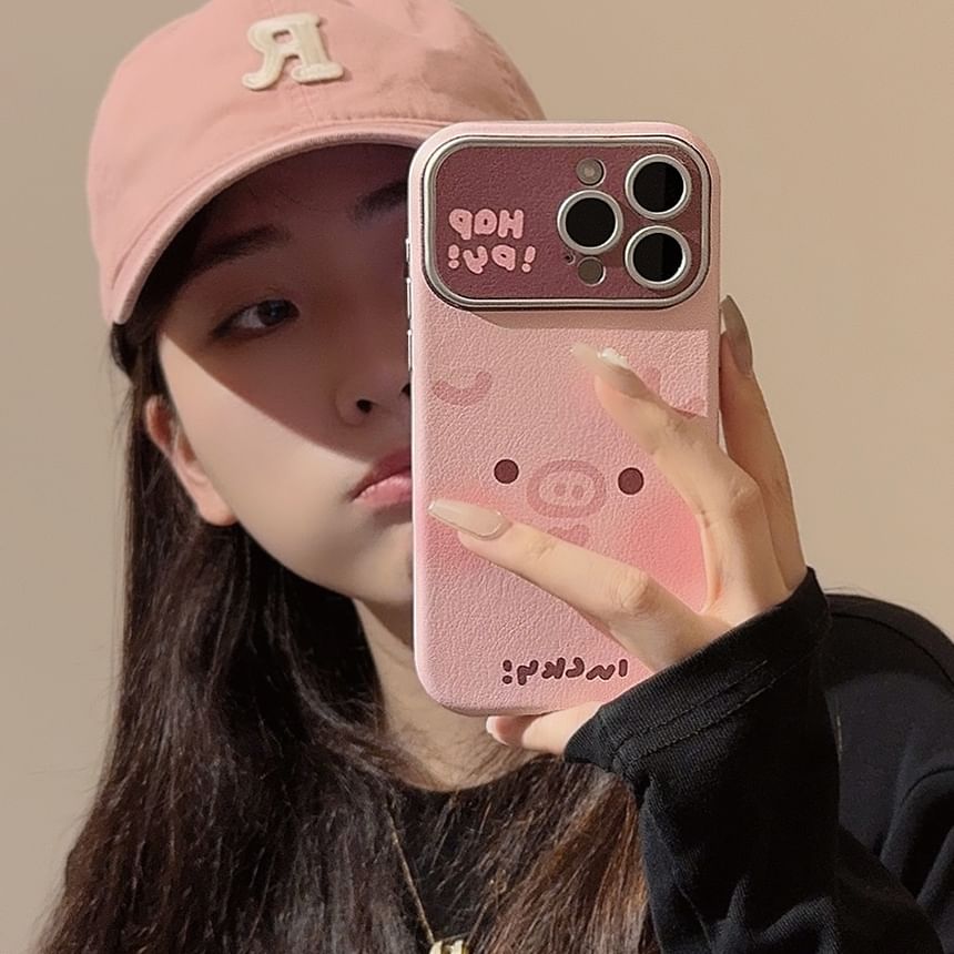 Phone Leather Animal Faux Case