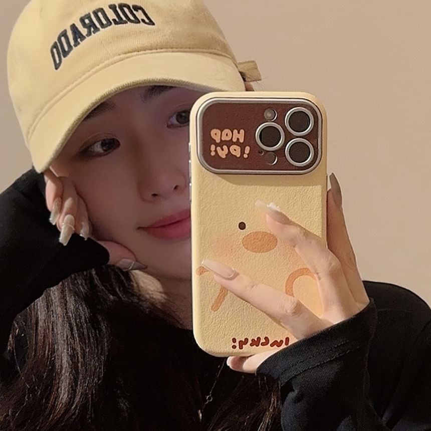 Phone Leather Animal Faux Case