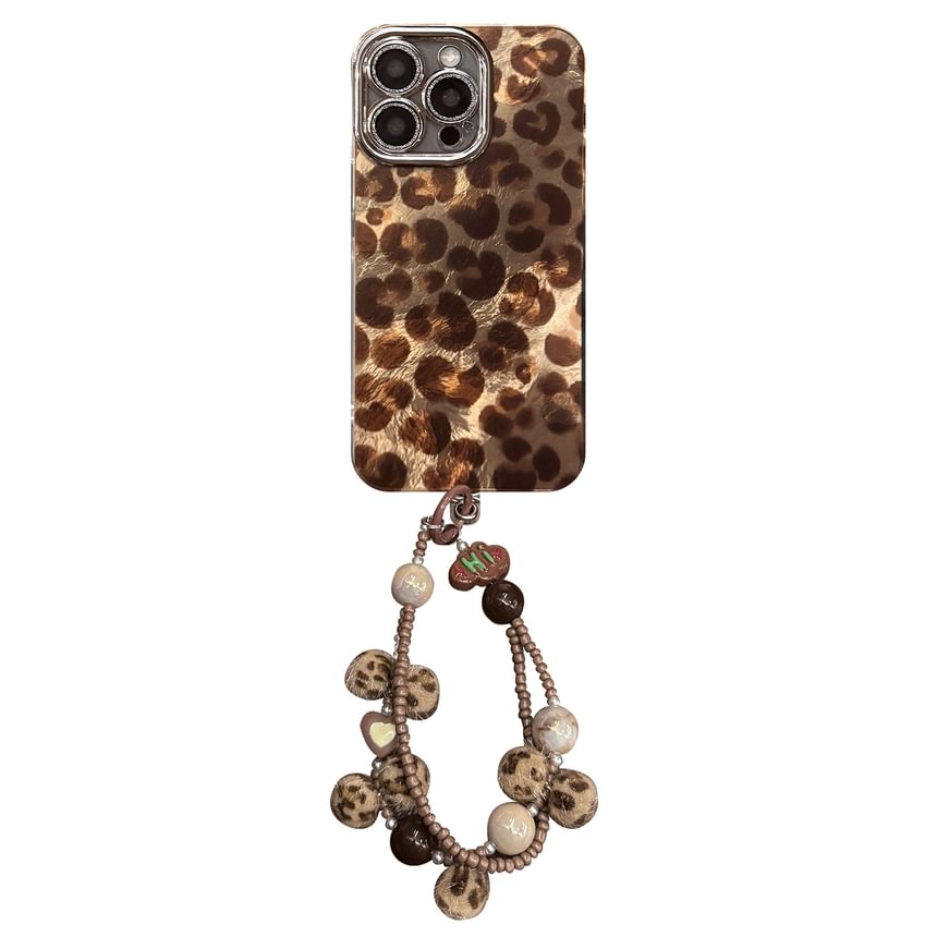 Strap Set Phone Case / Leopard Print