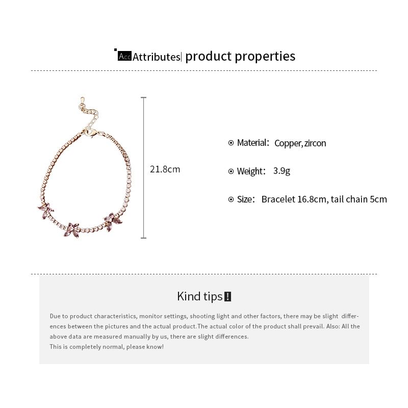 Bracelet Butterfly Rhinestone