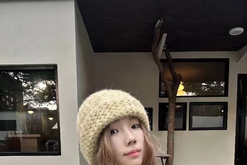 Plain Knit Cable Beanie