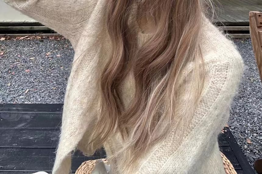 Plain Knit Cable Beanie