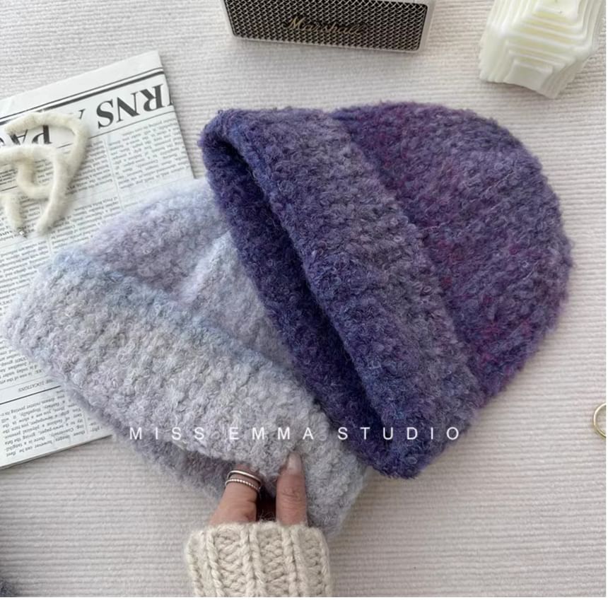 Cuffed Gradient Beanie