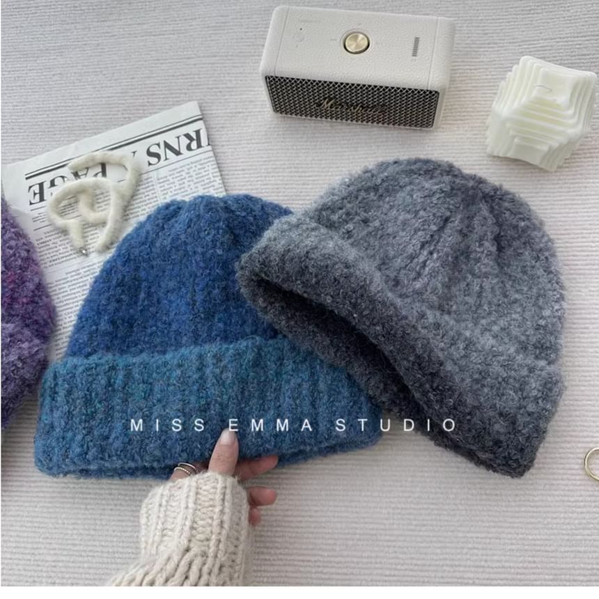 Cuffed Gradient Beanie