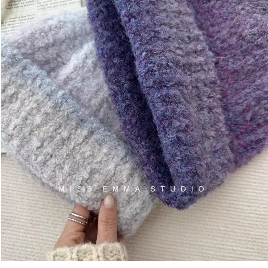 Cuffed Gradient Beanie