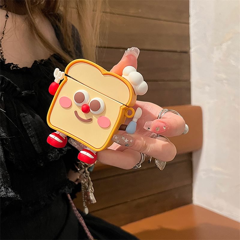 Pro Case Set AirPods Charm Earphone / Toast Skin