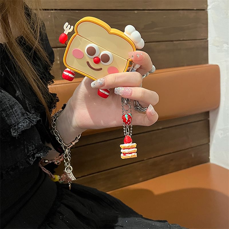 Pro Case Set AirPods Charm Earphone / Toast Skin