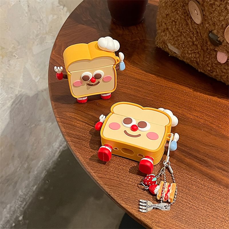 Pro Case Set AirPods Charm Earphone / Toast Skin
