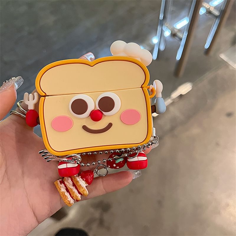Pro Case Set AirPods Charm Earphone / Toast Skin