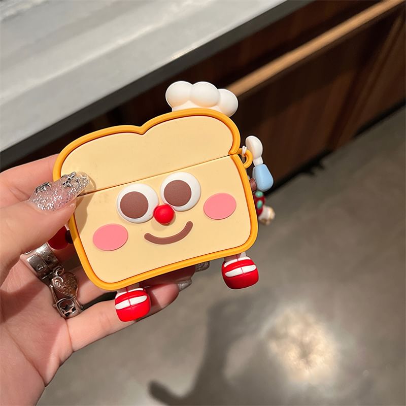 Pro Case Set AirPods Charm Earphone / Toast Skin