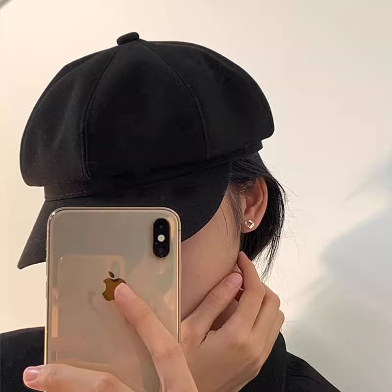 Silver Sterling Twisted Earring Barbell 925