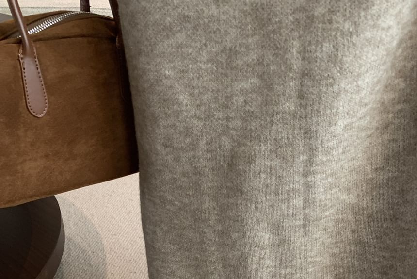 Plain Fleece-Lined Mary Jane Flats