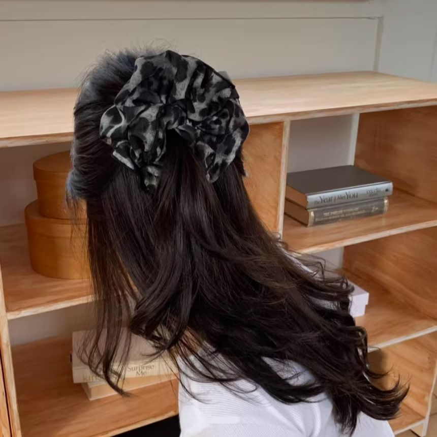 Leopard Scrunchie Print Hair