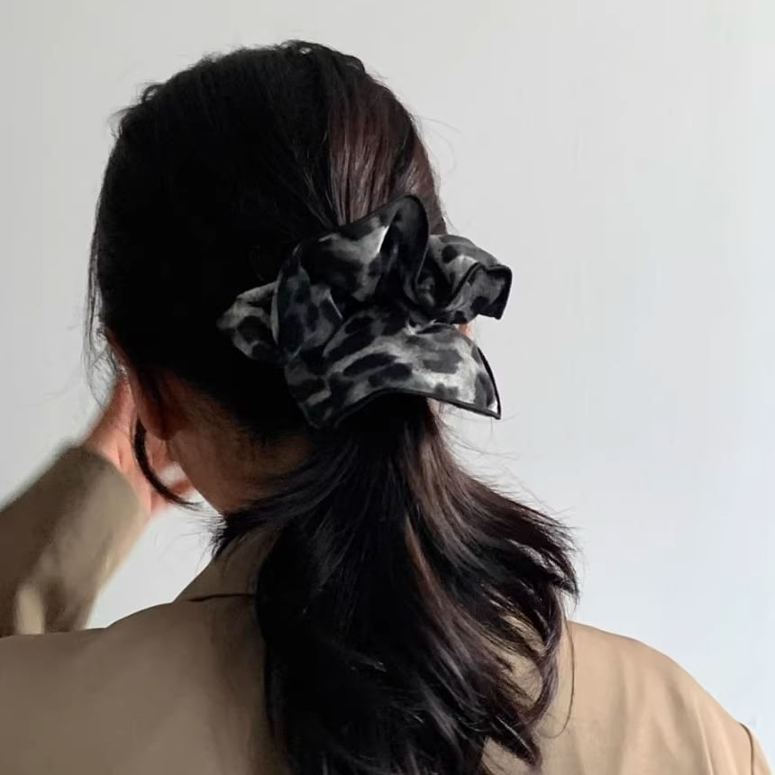 Leopard Scrunchie Print Hair