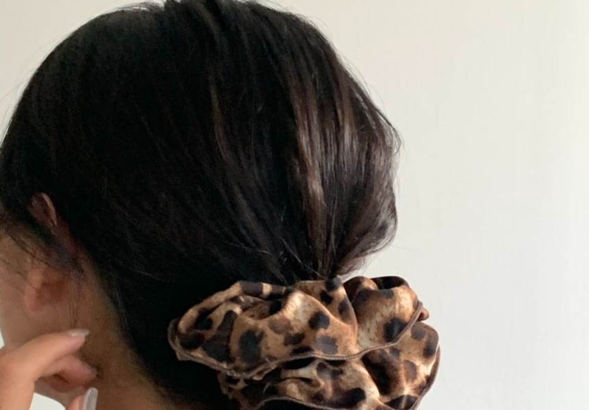 Leopard Scrunchie Print Hair