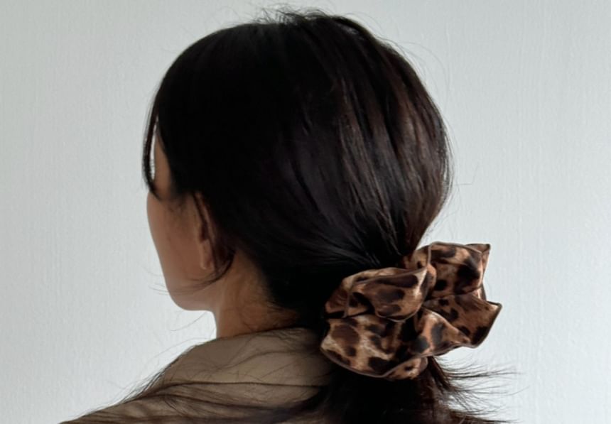 Leopard Scrunchie Print Hair