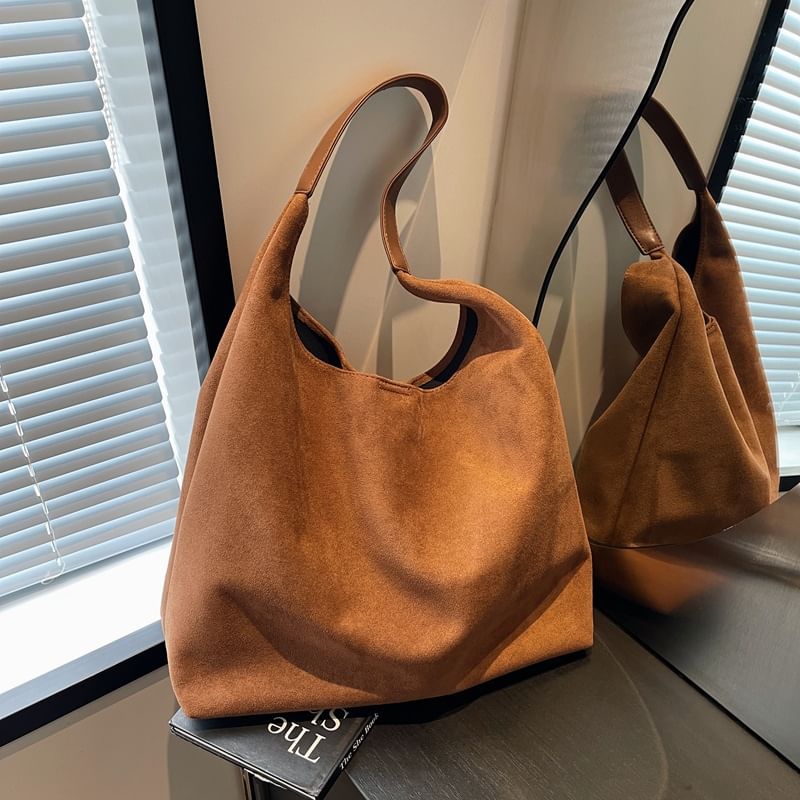 Tote Faux Bag Suede