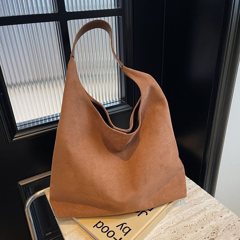 Tote Faux Bag Suede