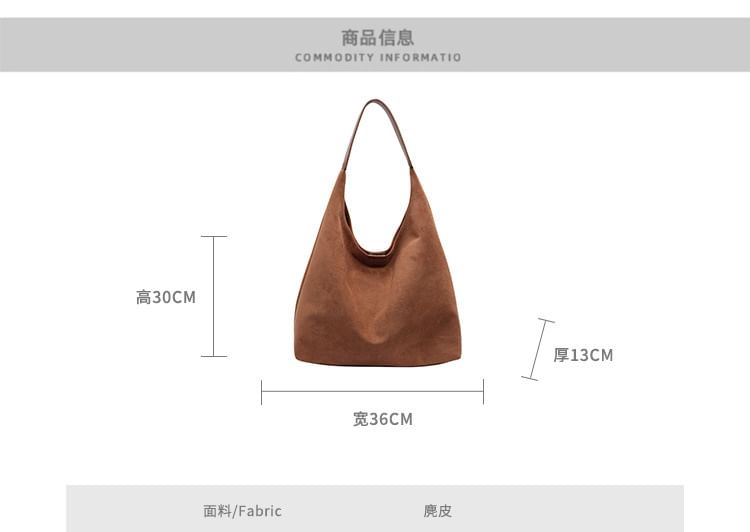 Tote Faux Bag Suede