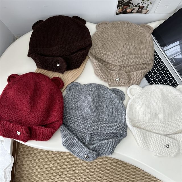 Balaclava Knit Ear Bear