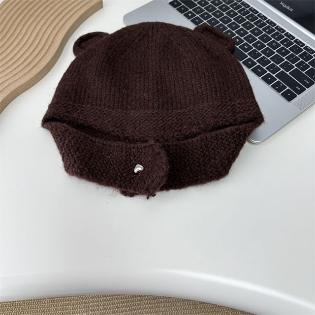 Balaclava Knit Ear Bear