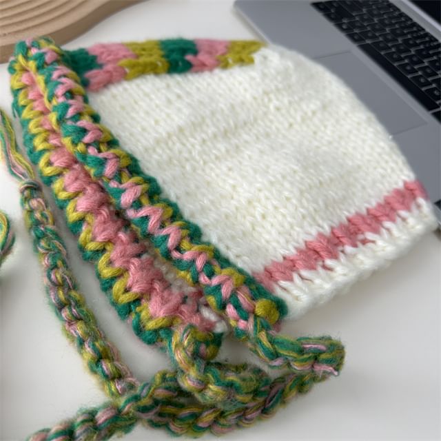 Color Balaclava Knit Block