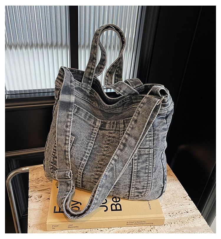 Denim Bag Crossbody Washed