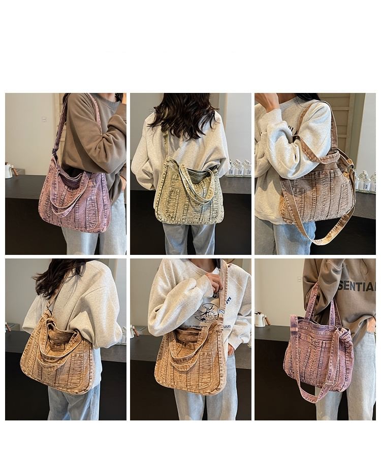 Denim Bag Crossbody Washed