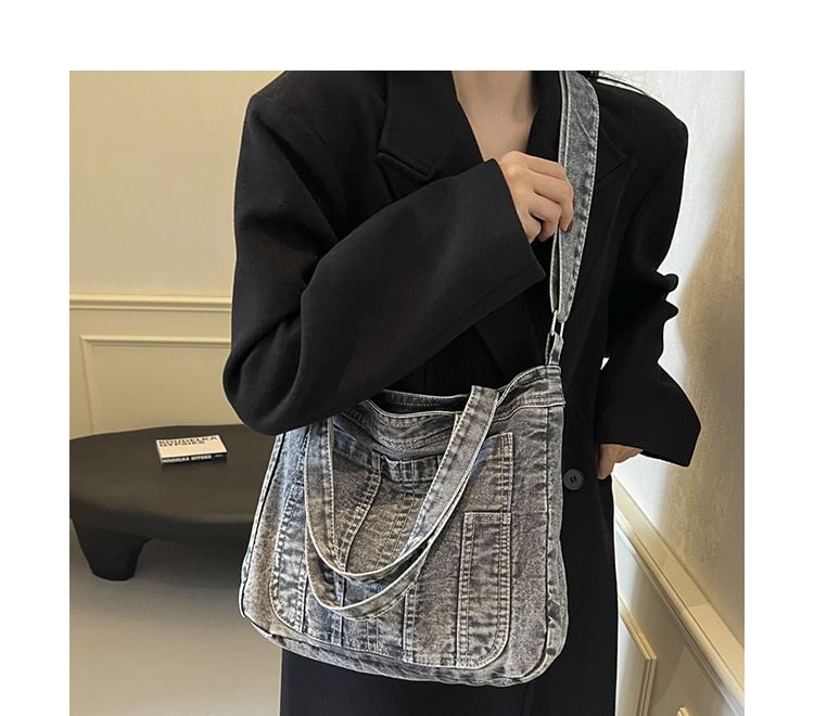 Denim Bag Crossbody Washed