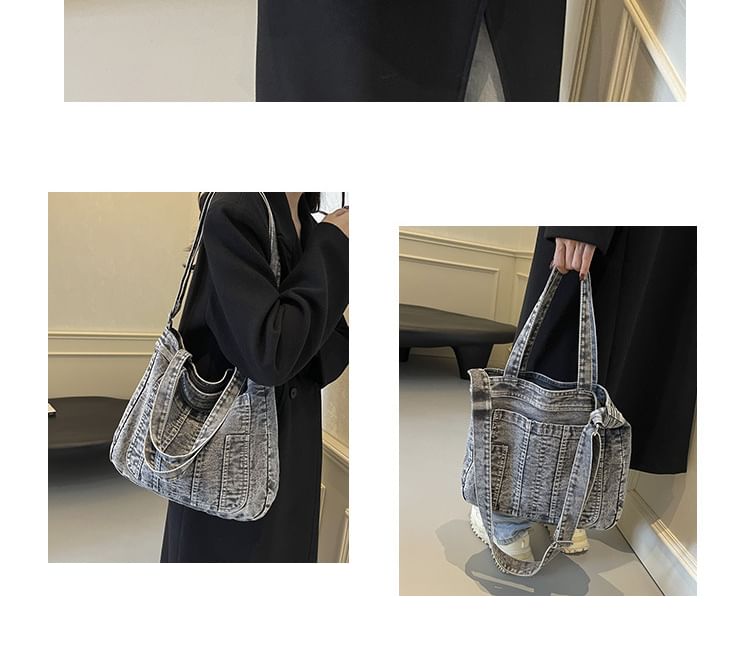 Denim Bag Crossbody Washed