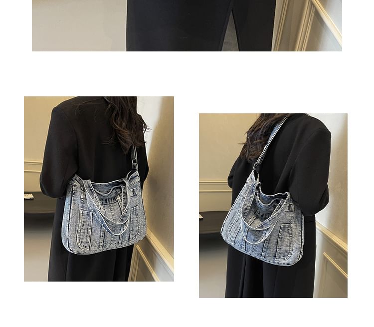 Denim Bag Crossbody Washed