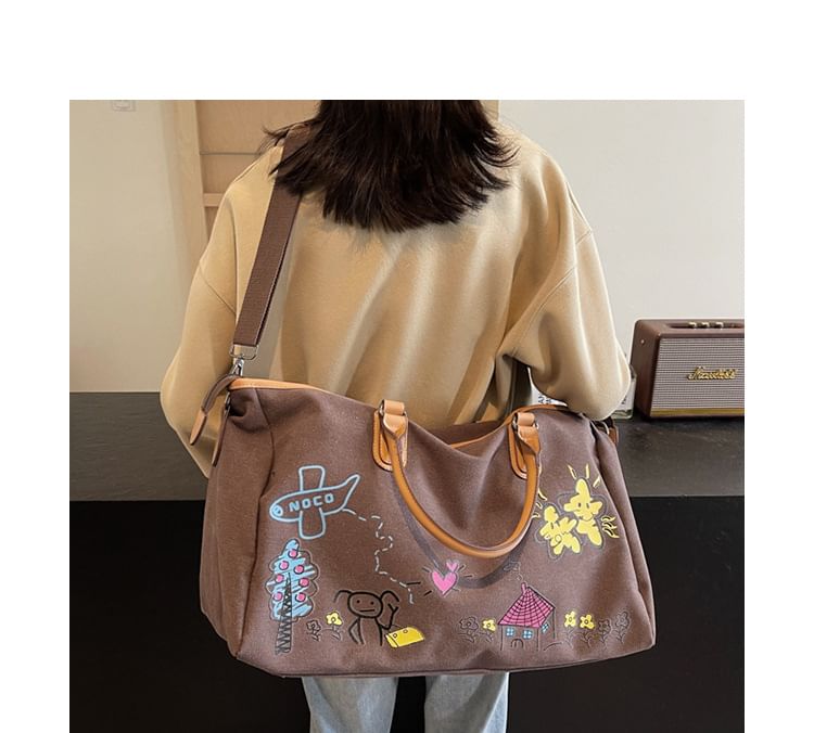 Bag Print Crossbody Cartoon