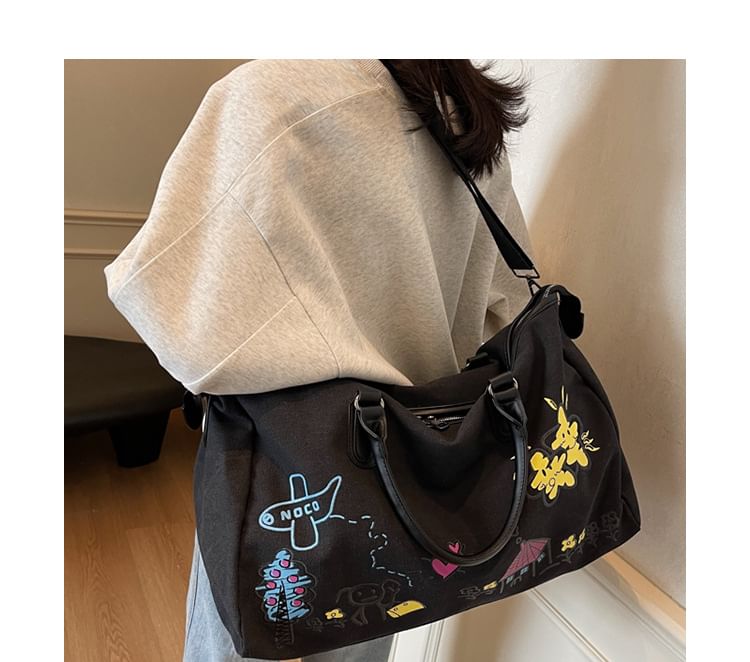 Bag Print Crossbody Cartoon