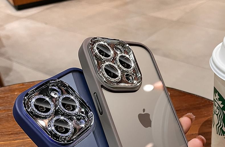 Glitter Case Lens Phone Protection