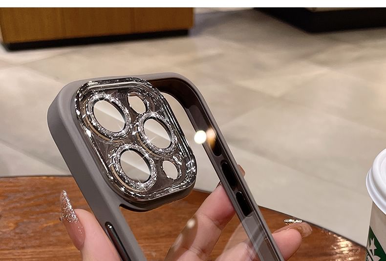 Glitter Case Lens Phone Protection