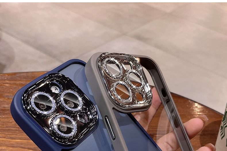 Glitter Case Lens Phone Protection